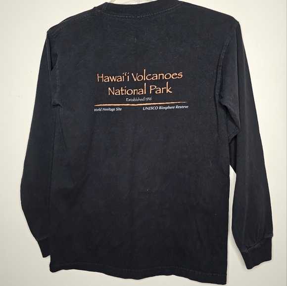 Hawaii Volcanoes National Park 2009 Graphic Longsleeve Tee Size Small - Picture 5 of 7